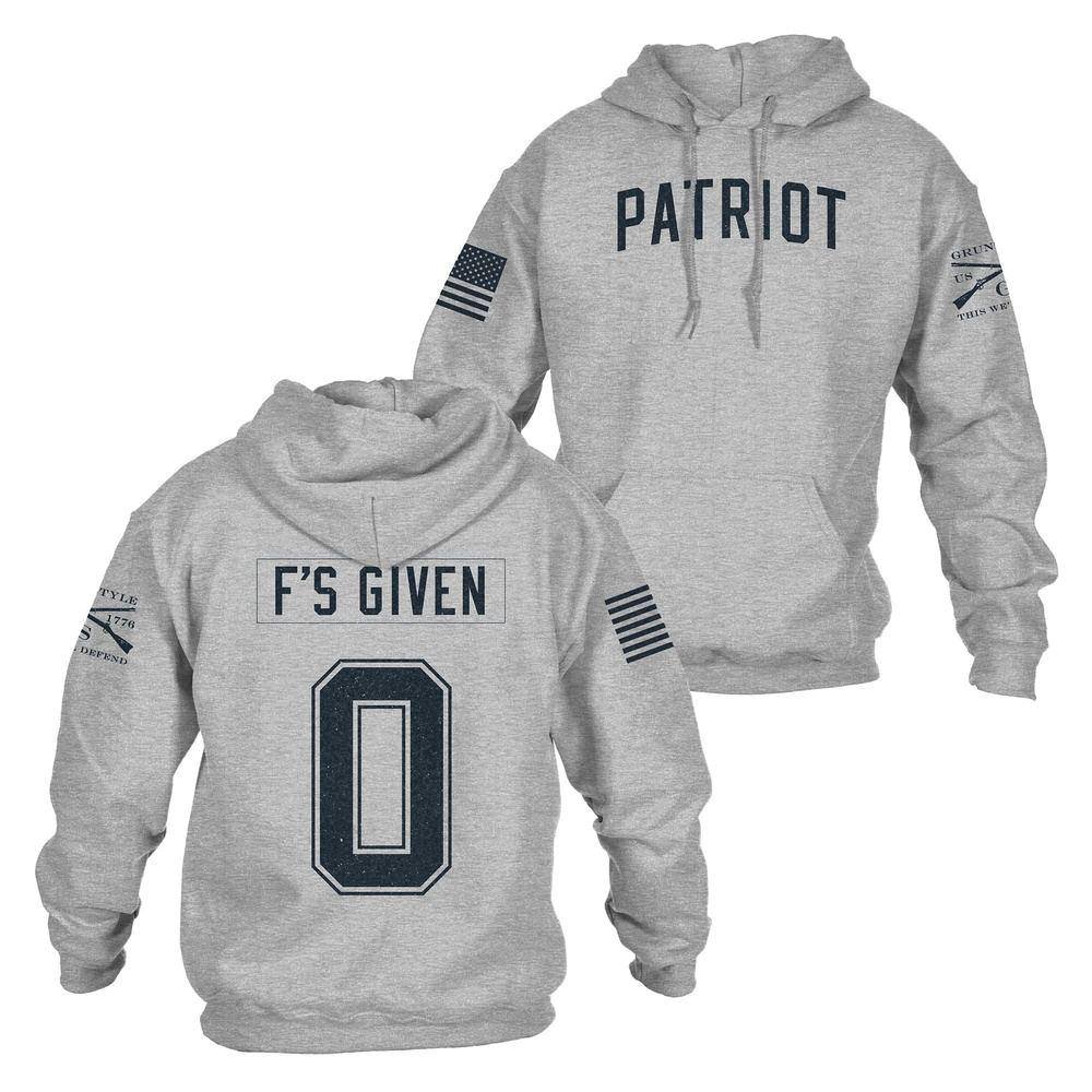 Sport Grey Zero F's Given Hoodie - Casual Streetwear