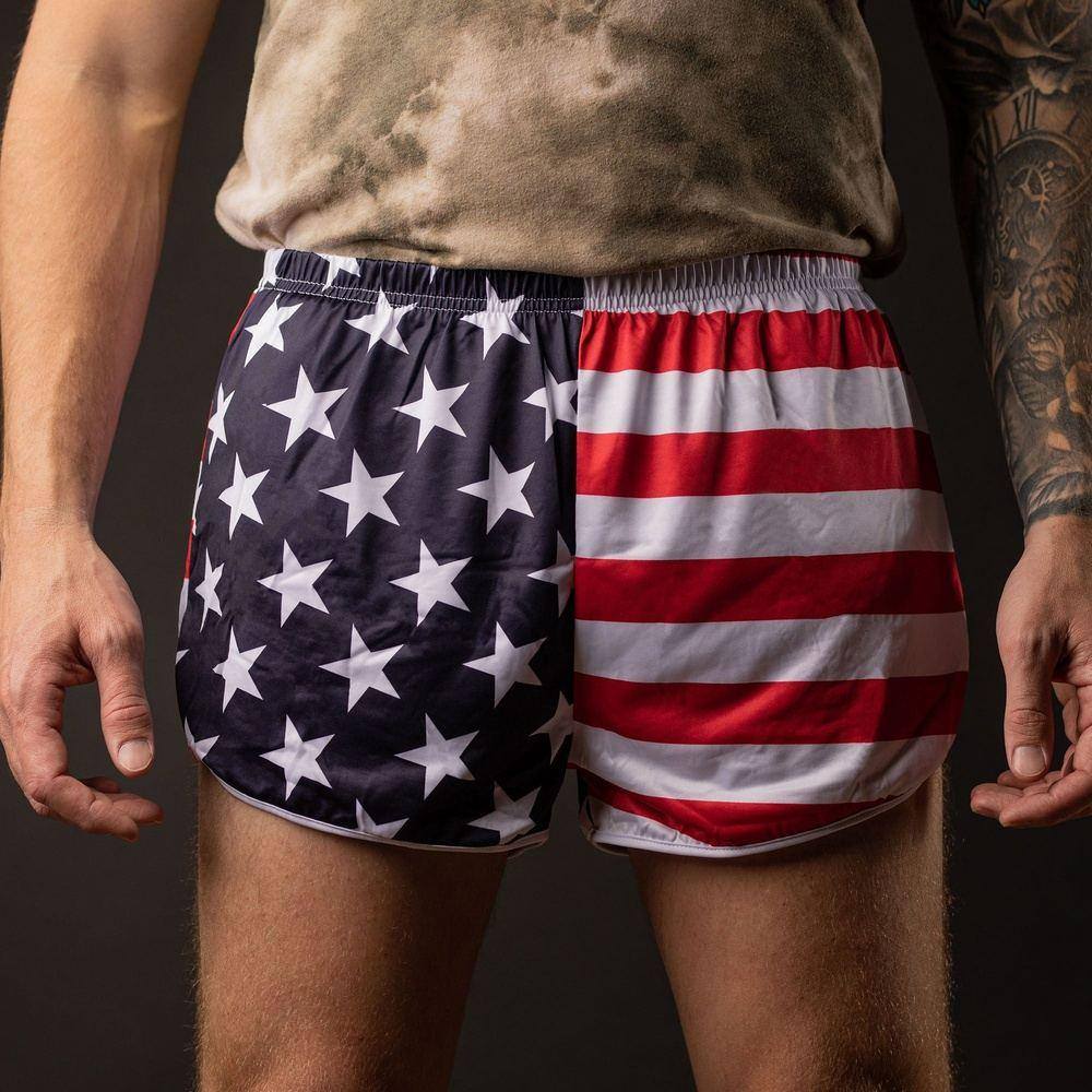 American Flag Ranger Panties for Active Wear
