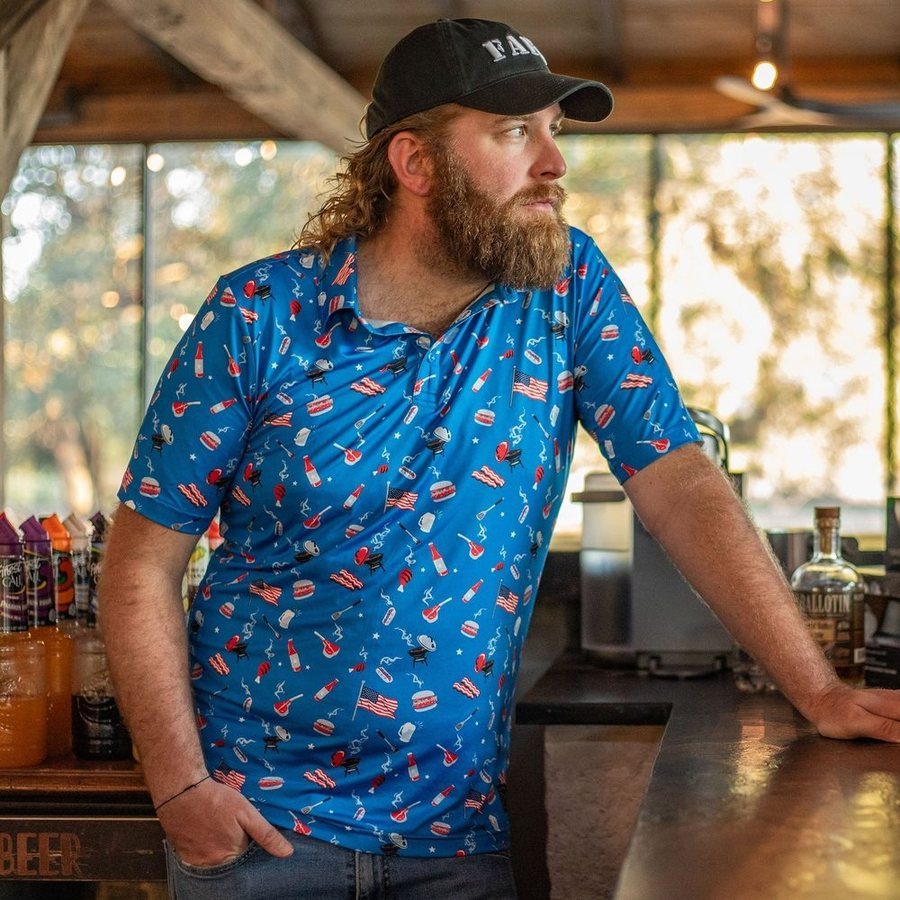 Men's Meat Sweats Polo Shirt
